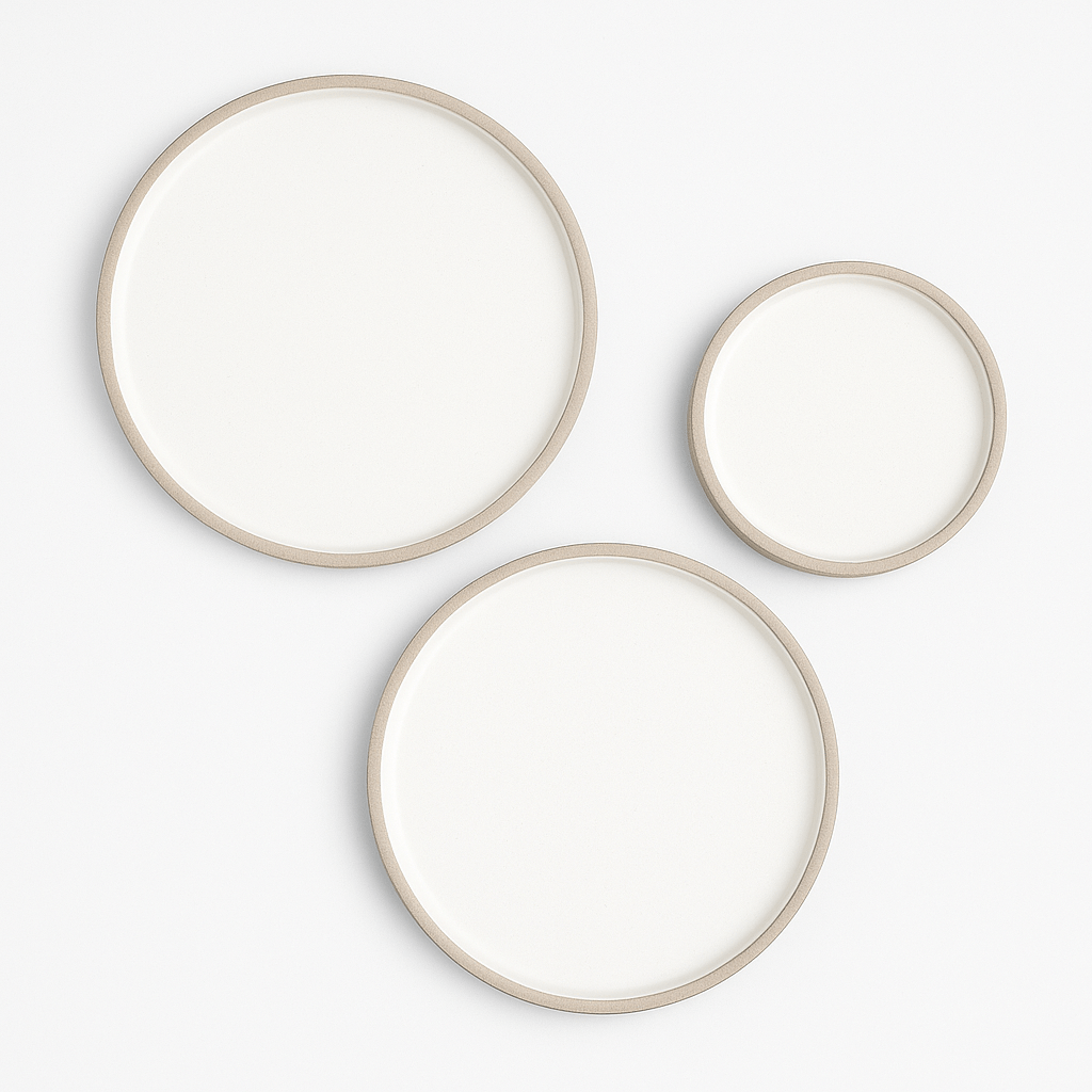 Canvas Ivory – Minimalist Stoneware Dinnerware Collection - MH Made