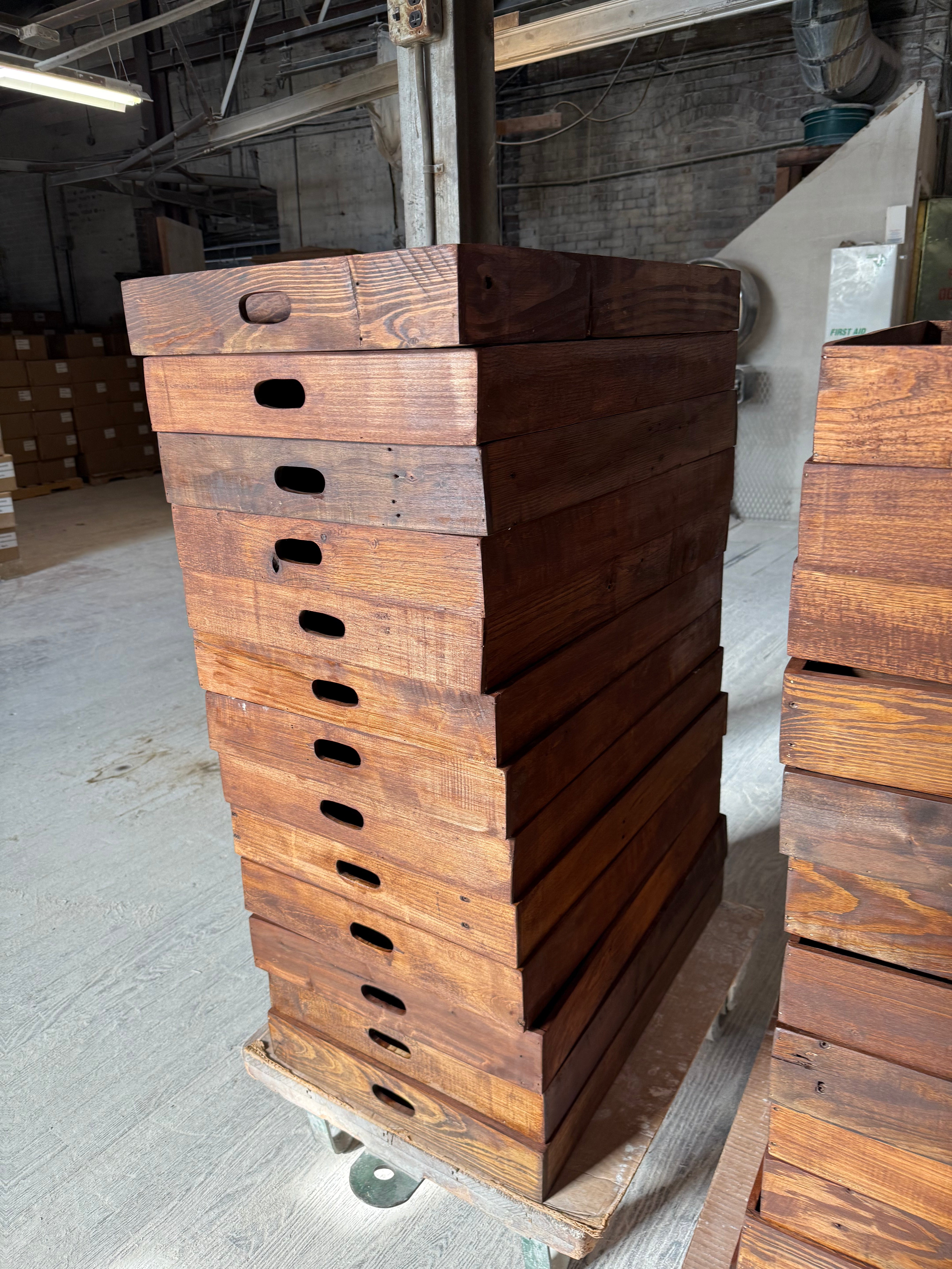 Custom-Made Solid Oak Display & Service Board – Handmade