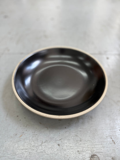 Stoneware Coupe Plate – 6 3/8" (White Matte Glaze, Raw Edge)