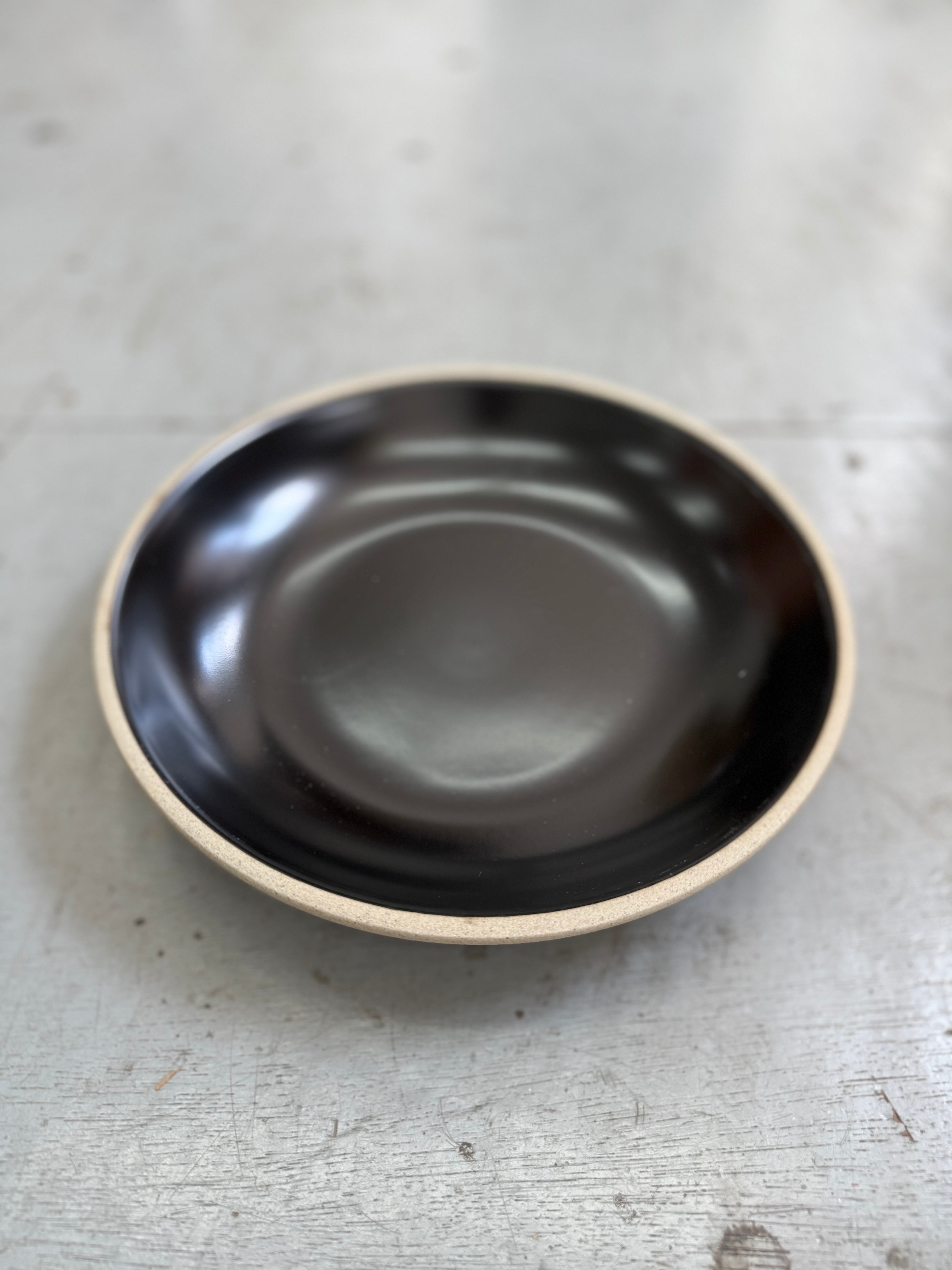 Stoneware Coupe Plate – 6 3/8" (White Matte Glaze, Raw Edge)
