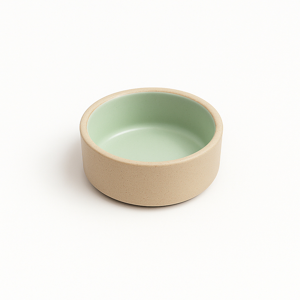 Stoneware Ramekin – 3 1/8" / 2.5 oz (White Matte Glaze, Raw Edge)
