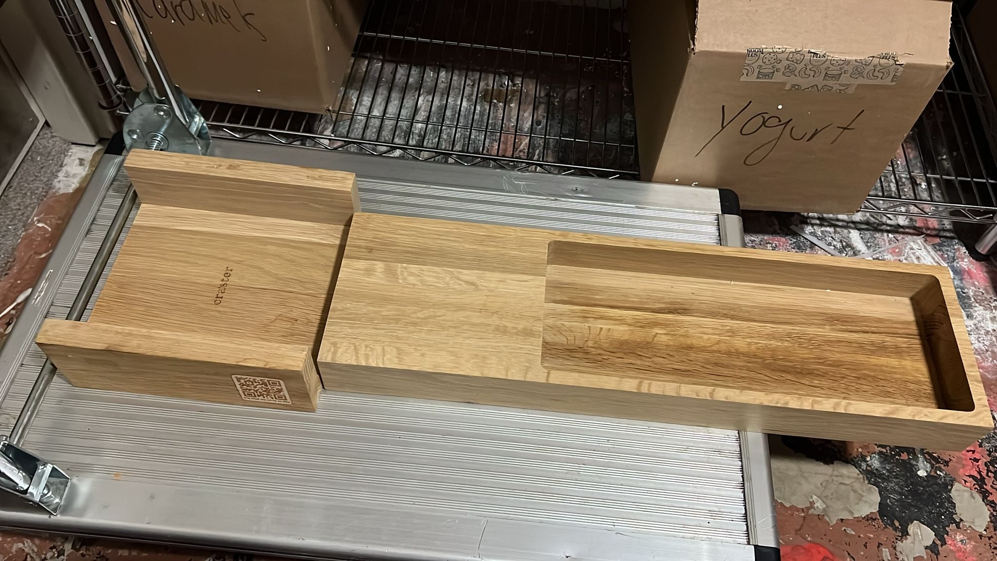 Custom - Made Solid Oak Display & Service Board – Handmade - MH Made
